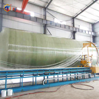 Equipo Automático de Fabricación de Tanques de Fibra de Vidrio para Tanques de Almacenamiento Industriales, Línea de Bobinado de Tanques FRP de Grado de Exportación y Funcionamiento Estable