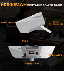 Batterie externe portable Starlink Mini 60000mAh 140W, étanche IP68, charge rapide 6H, sortie DC PD 140W, station d'alimentation de secours - Product Image 5