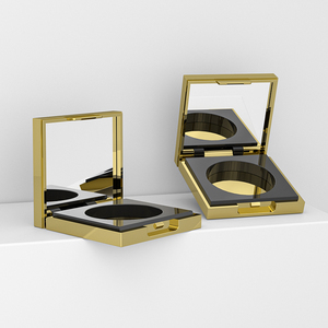 Benutzer definierte Gold Blush Palette Leere kompakte Pulver hülle Kunststoff Lidschatten Palette Verpackung - Product Image 4