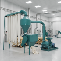 Broyeur industriel de poudre de bois Tianyuan, machine à poudre de coque de noix de coco avec garantie d'un an, fabricant de poudre de sciure de bois