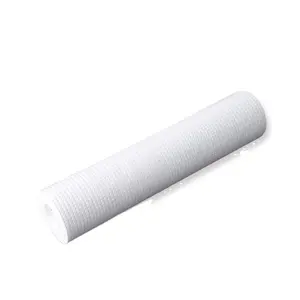 Filtro jumbo para purificador de agua, cartuchos de filtro PP de 10 y 20 pulgadas, 1mic, 5mic