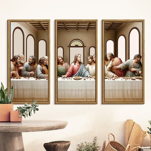 KingWIN Easter <b>Wall</b> Hanging <b>Framed</b> Brown Wooden Home Decor 857 - Product Image 2
