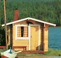 Sauna finlandaise extérieure en cèdre rouge pour 4 personnes, cabine de sauna traditionnelle