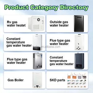 Chauffe-eau instantané sans réservoir au <span class=keywords><strong>gaz</strong></span> 16L 32kw, mural, avec thermostat intelligent pour hôtel et maison - Product Image 4