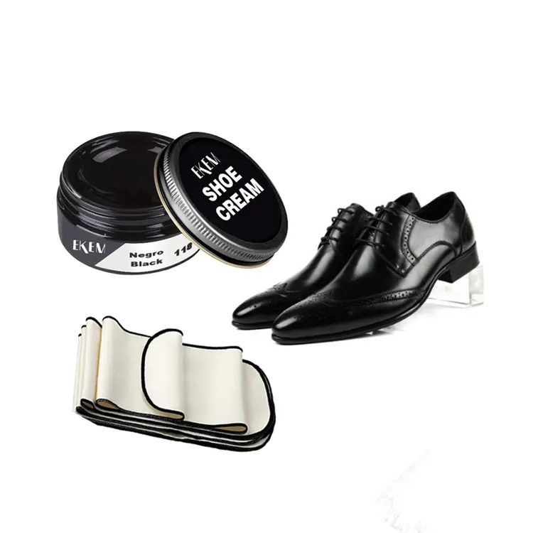 Shoe cream Leather Repair Cream Shoe Care boot wax Waterproof Mink Oil for Leather kit with towel and brush