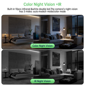 Wistino Trong Nhà Bé Điện Thoại Máy Ảnh Ống Kính Kép 6MP HD Màn Hình Kép Phát Hiện Chuyển Động Hai Cách Bằng Giọng Nói Báo Động An Ninh Máy Ảnh Cho Nhà - Product Image 4