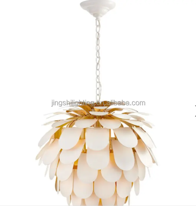 Lámpara colgante de metal con diseño de piña para el hogar, candelabro de estilo americano, de lujo, retro, decorativo, para bar, hotel y restaurante