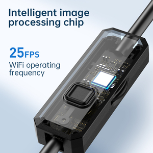 Mini tubo de alcantarillado para el hogar, herramienta de inspección de cámara, vídeo USB, endoscopio de boroscopio móvil Industrial, 7,9mm, 8LED, HD IP67, mm - Product Image 5