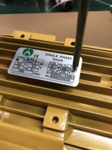 सिलाई मशीन के लिए क्लच 220v 60hz 1.1kw के साथ एकल चरण एसी अतुल्यकालिक मोटर - Product Image 4