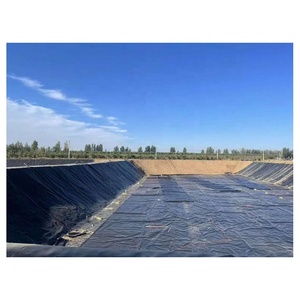 Géomembrane HDPE pour revêtement de bassin d'eaux usées, revêtements de lagunes de boues, épaisseur et prix de la géomembrane HDPE - Product Image 5