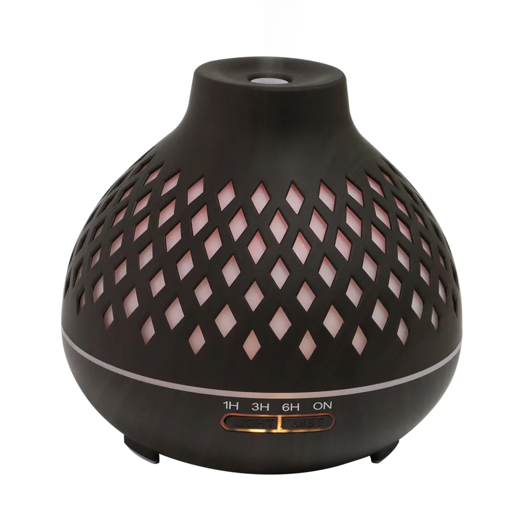 2024 New Aroma Diffuser Air Humidifier Ultrasonic Cool Mist Maker Fogger Aroma Air Diffuser with Led Lamp