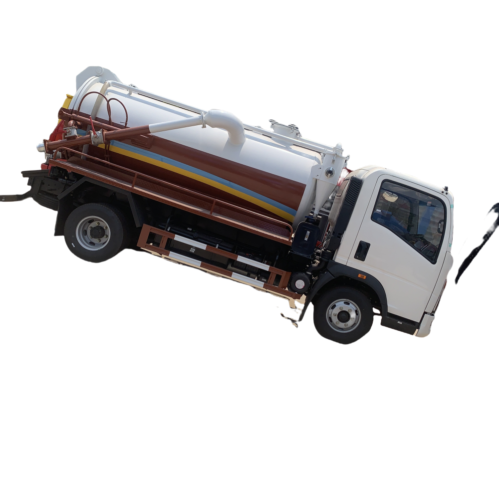4x2 Small Sewage Suction Truck with 5 Cubic Meters of Large Capacity Tank