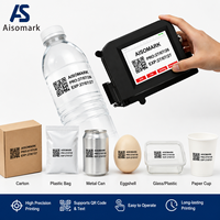 Imprimante jet d'encre portable industrielle Aisomark CIJ, système d'impression de codes de traçabilité pour œufs