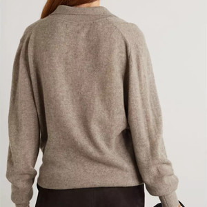 Fashion Design Customized <strong>Polo</strong> <strong>Neck</strong> Knit Cashmere Pullover Cashmere Sweater <strong>Jumper</strong> for <strong>Women</strong> - Product Image 3