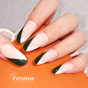 Qualité de salon 24 pièces pointe française manucure presse sur les <span class=keywords><strong>ongles</strong></span> ensemble avec des fournitures de <span class=keywords><strong>colle</strong></span> longs <span class=keywords><strong>faux</strong></span> <span class=keywords><strong>ongles</strong></span> élégants paris <span class=keywords><strong>faux</strong></span> <span class=keywords><strong>ongles</strong></span> art - Product Image 4