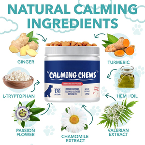 Complément alimentaire OEM à haute teneur en protéines, sans céréales, apaisant pour chiens avec racine de valériane - Soutien immunitaire et soulagement de l'anxiété - Product Image 2