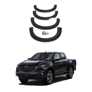 อุปกรณ์ตกแต่งภายนอกรถยนต์ 4x4 <span class=keywords><strong>ส</strong></span>ำหรับ Mazda <span class=keywords><strong>BT50</strong></span> ปี 2021 2022 <span class=keywords><strong>2023</strong></span> รุ่น DOUBLE CABS  บังโคลนแบบดัดแปลง <span class=keywords><strong>ส</strong></span>ีดำด้าน รุ่น <span class=keywords><strong>BT50</strong></span> - Product Image 1