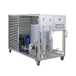 Cosmetic Perfume Production Line Perfume Manufacturing Freezing Cooling Mixing Making Machine Tank Mixer with Chiller