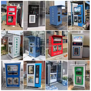 ตู้กดน้ำดื่มอัตโนมัติแบบกำหนดเอง สีฟ้า/แดง/ขาว ทนทาน รับเหรียญ/ธนบัตร/บัตร IC พร้อมระบบกรองน้ำบริสุทธิ์ด้วยกระบวนการ Reverse Osmosis - Product Image 6