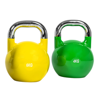 Kettlebell de compétition en fonte, couleurs personnalisables, réglable, pour fitness et musculation, 4/6/8/10/12/14/16/18/20/24/28/32KG, vente en gros