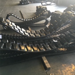 Cingolo di gomma, cingoli in gomma per Kubota KX161-3 Escavatore Cingoli In Gomma/Pad per la Costruzione di Macchine di 400*75.5*74 - Product Image 2