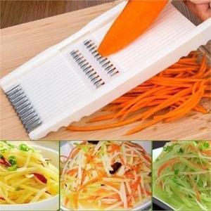 Coupe-légumes Râpe à pommes de terre et à carottes Lame en acier inoxydable Épluche-fruits Hachoir <span class=keywords><strong>Presse</strong></span>-ail <span class=keywords><strong>Manuel</strong></span> Cuisine de haute qualité - Product Image 2