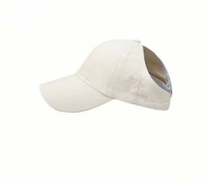 Casquettes de baseball mi-couvrantes pour femmes, en coton brodé de haute qualité, avec ouverture pour queue de cheval, style sportif et bouclé, vente en gros - Product Image 5