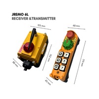 Remote Kontrol Radio Industri dengan Potensiometer untuk Truk Tangga dan Pertanian Cerdas, AC/DC, JEICO JREMO 6L Buatan Korea JEICO