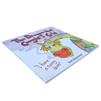 Funda blanda personalizada para niños, libro de lectura de historia en inglés, impresión barata