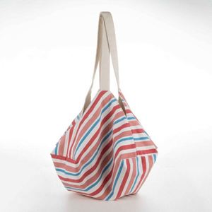 Origami Reversible <b>Canvas</b> <b>Tote</b> Bags Custom Dress Lady Shopping Shoulder Bag Travel Beach Women Handbags Reusable Folding - Product Image 4