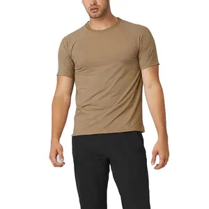 Maglietta personalizzata con scollatura a spalla Raglan di qualità e prestazioni leggere di migliore qualità con scollo diviso T-Shirt in poliestere Spandex M
