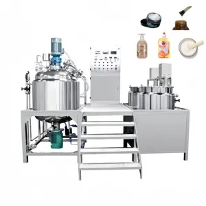 Best Sales Vacuum Fixed Type Automatic Homogenizer Emulsifying Facial Cleanser Shampoo Mixer Vacuum Machine