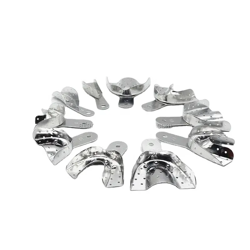 Bandeja de impressão de instrumento odontológico Aifan em aço inoxidável com furos e preço barato para venda