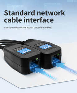 Transmisor de par trenzado activo 3 en 1 1080P HD, Monitor de plástico que simula un <span class=keywords><strong>Balun</strong></span> de vídeo BNC pasivo para accesorios de vigilancia - Product Image 4