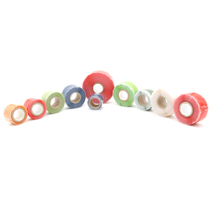 Nhiệt độ cao hai mặt tiếng ồn thấp mềm sợi thủy tinh gia cố Silicone cao su băng tự nóng chảy tự nung chảy bọc cho dây - Product Image 2