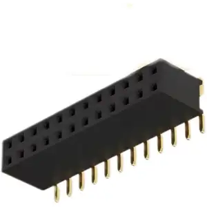 Aimor 2.0mm Dual Row H6.35 Female Header Connector Straight SMT Design Made in China for PCB Applications