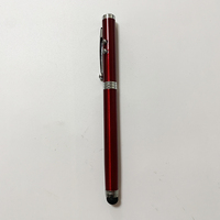 Stylo à bille en métal à écran tactile avec pointeur laser LED 4 en 1 en promotion avec logo personnalisé Stylo à outils en métal multifonction Vente en gros