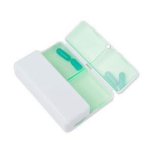 Boîte à pilules magnétique portable en plastique pour 7 jours, organisateur hebdomadaire de médicaments avec 7 compartiments pour le rangement en voyage - Product Image 1