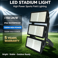 Projecteur LED haute puissance IP66 avec garantie de 5 ans, 4 modules, 2000W, pour terrains de football, diffusion en direct, stades de cricket