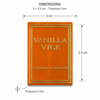 Étiquette personnalisée en métal pour parfum, badge émaillé, épingle de revers, étiquette décorative OEM, plaque pour flacon de parfum, logo en relief, vente en gros