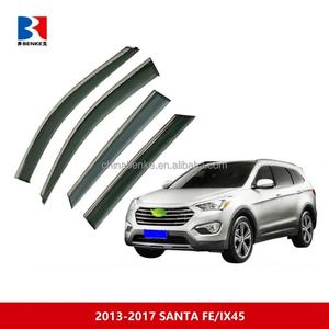 Deflectores de Ventana Lateral Ahumados, Protectores de Lluvia Compatibles con Hyundai Santa Fe 2013-2017, Hyundai IX45 2013-2017 - Product Image 2