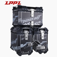 Kit de bagages en alliage d'aluminium OEM/ODM de qualité supérieure, étanche et antichoc, 3 pièces combinées pour coffre de moto et moto d'aventure
