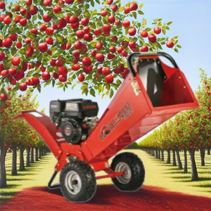 Chất lượng cao 6.5HP xăng nhỏ lá cây chi nhánh máy nghiền điện công nghiệp Gỗ chipper hiệu suất cao Xăng gỗ chipper - Product Image 4