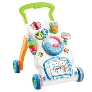 Andador educativo musical para bebé, cochecito interactivo, coche de empuje, andador para bebé