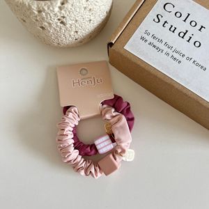 New Solid Satin Hair Rings Set Elegant Girls Scrunchies Hair <b>Accessories</b> for Women Soft Non-Slip Multifunction Hair Bands - Product Image 3