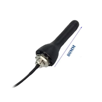 Antena Jamur Vertikal Dual-band 2.4GHz/5.8GHz Gain 5dBi, Antena 5G untuk Pemasangan di Kabinet dengan Sekrup, Tahan Air, WiFi dengan Kabel RG174
