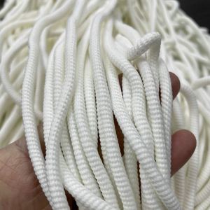 Cordon en polyester tressé noir et blanc de 5 mm pour vêtements, lacets, cordon personnalisé de 5 mm pour poignée de sac - Product Image 2