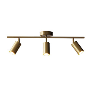 Noir Or Moderne Intérieur LED <span class=keywords><strong>Lampe</strong></span> Minimaliste Rotation Spot <span class=keywords><strong>Lumière</strong></span> Multi Têtes Long Plafonnier pour <span class=keywords><strong>Magasin</strong></span> Restaurant Hôtel Café - Product Image 4