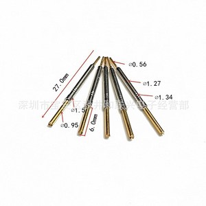 Sonda de prueba de cobre Ph-2q1, 27,0 mm de longitud, 1,34 mm de diámetro, conector de resorte para piezas de instrumentos - Product Image 1