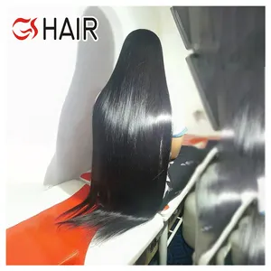 Cabello alineado con cutícula virgen GS vietnamita, vendedores de extensiones de cabello de onda recta sedosa, extensiones de cabello humano vietnamita 100%